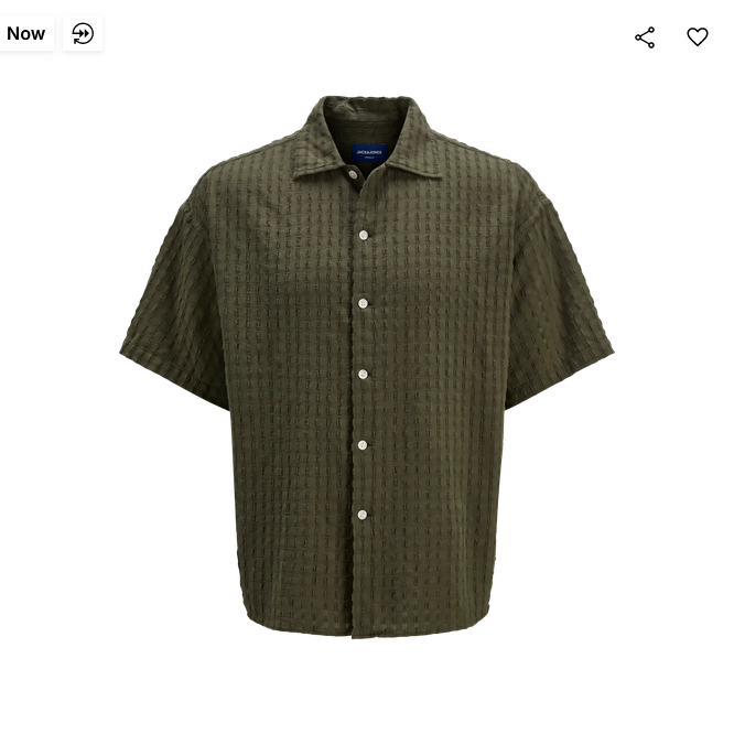 Jorbellagio seersucker shirt ss jack jones Jorbellagio seersucker shirt ss jack jones